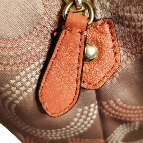 COACH Ashley Op Art Dotted Signature Hobo Shoulder Handbag F21920 Y2K VINTAGE - Picture 13 of 16